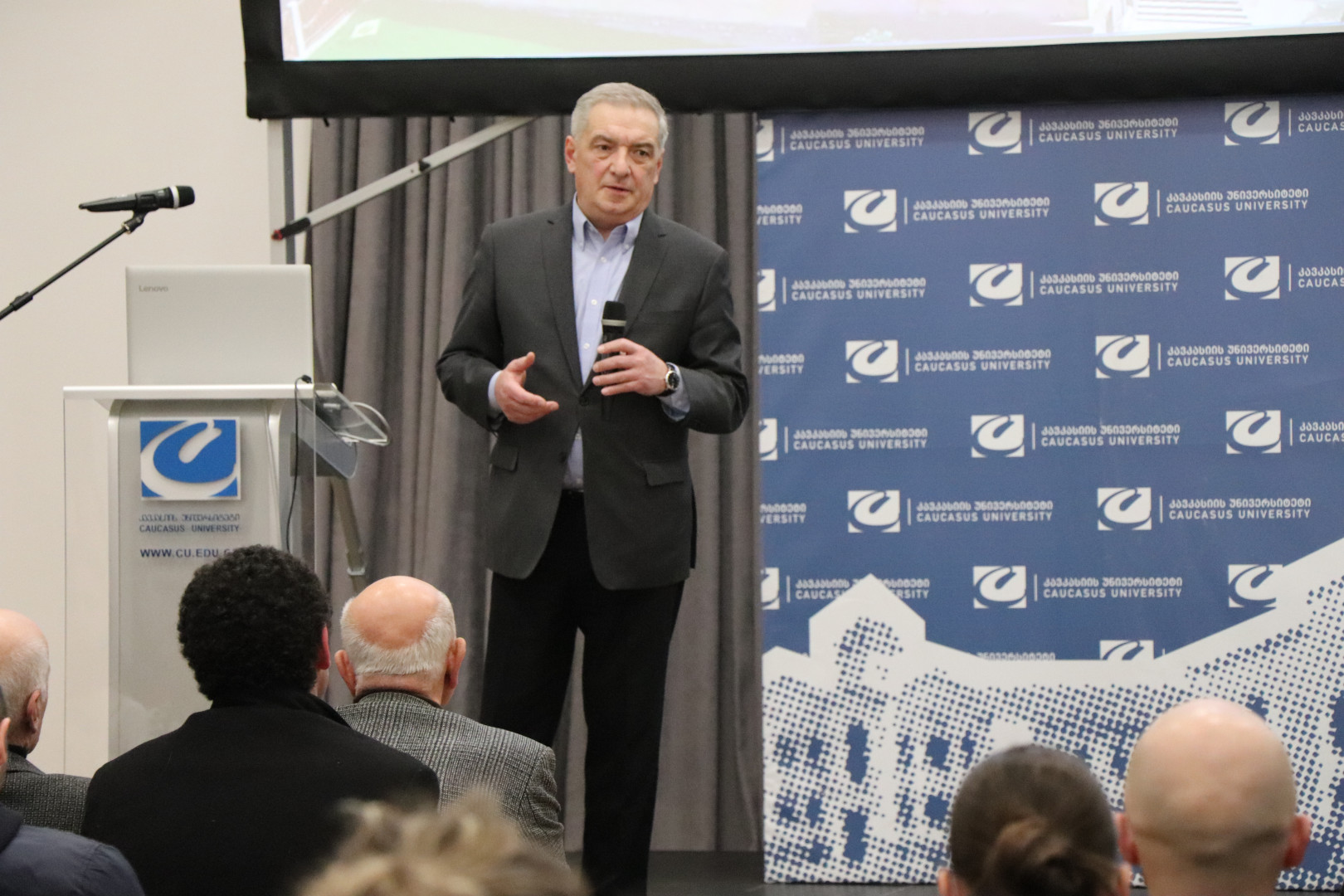 Gia Volski's visit to Caucasus University